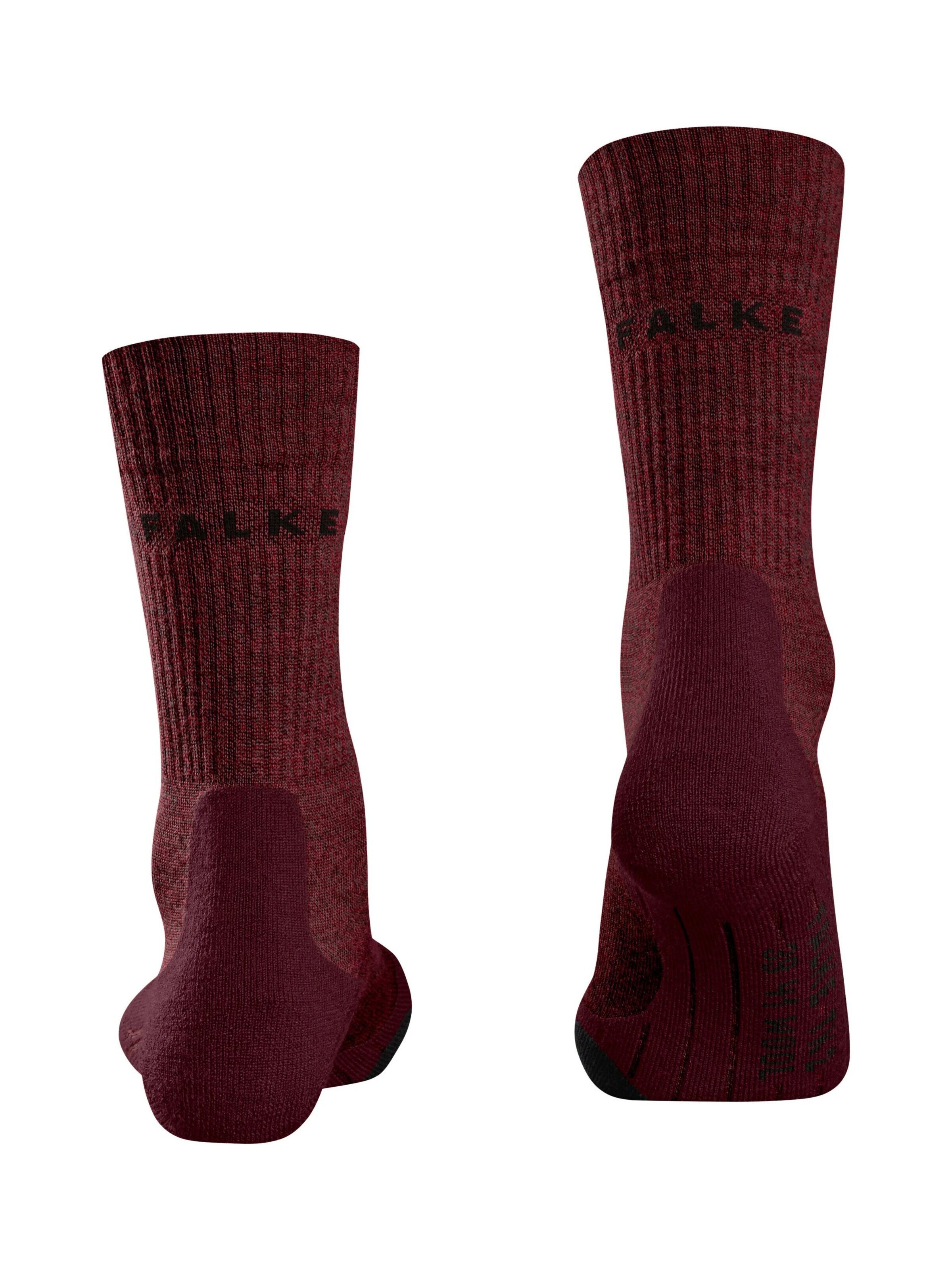 FALKE Athletic Socks 'TK2 Explore Wool' in Red