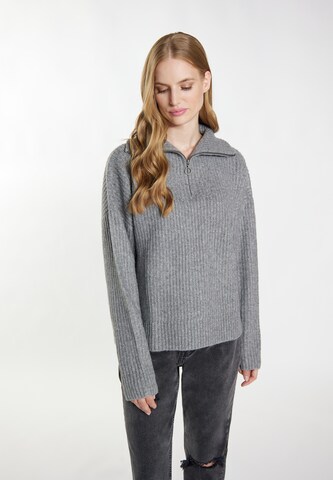 DreiMaster Vintage Пуловер в сиво: отпред
