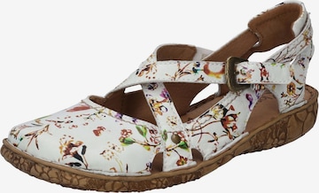 Sandales 'Rosalie 13' JOSEF SEIBEL en blanc : devant