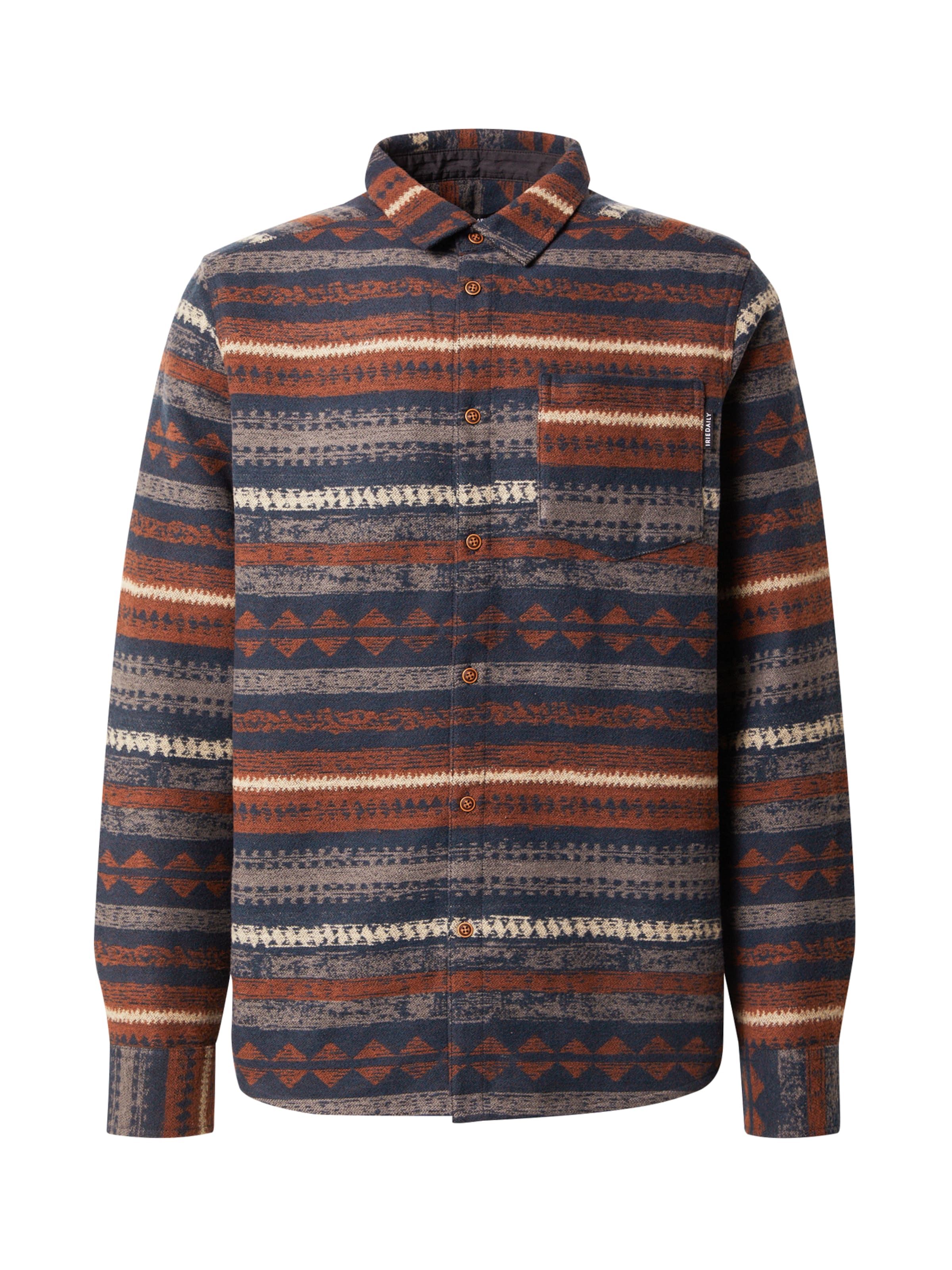 Iriedaily Regular fit Πουκάμισο 'Santania' σε μπλε: μπροστά