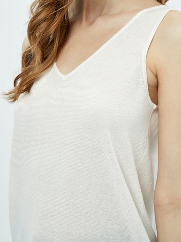 Top in maglia 'Carli' di minus in bianco