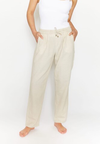 Angels Loose fit Pants in Beige: front