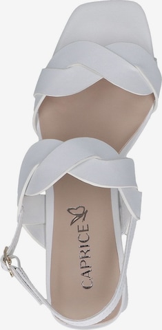 CAPRICE Strap Sandals in White