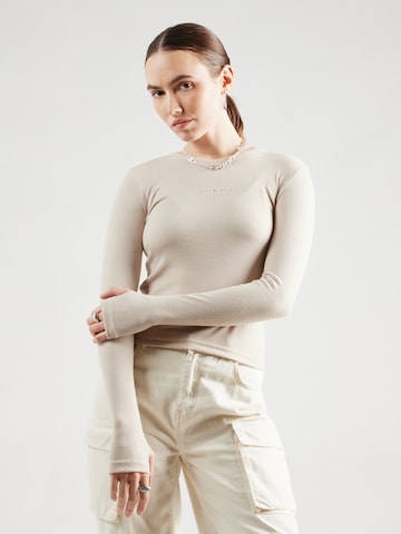 Pegador T-shirt 'NINA' i beige: framsida