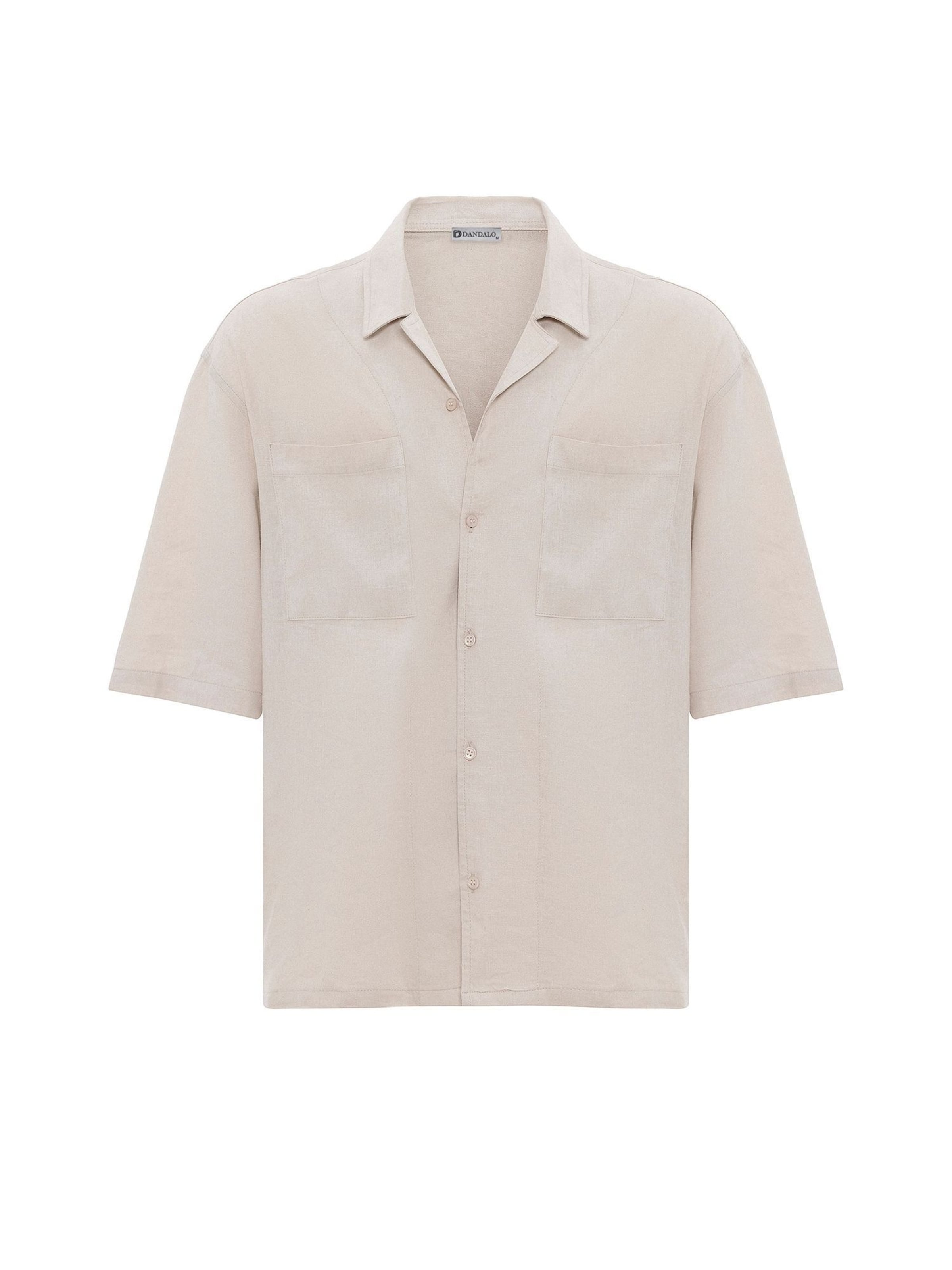 Dandalo Pohodlné nošení Košile – béžová: přední strana