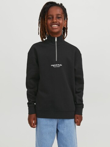 Sweat 'JORVestebro' Jack & Jones Junior en noir : devant
