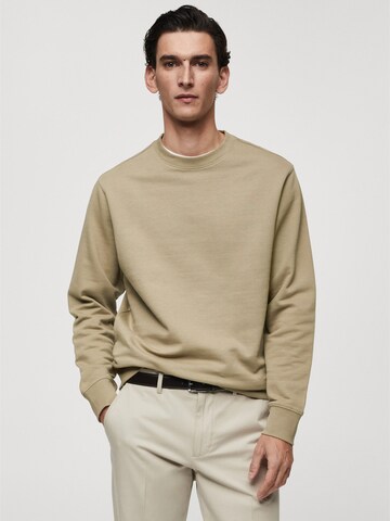 MANGO MANSweater majica 'Nole' - bež boja: prednji dio