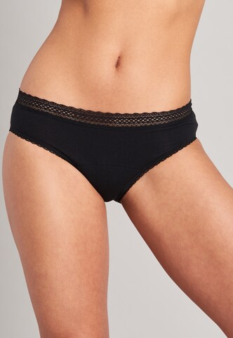 SCHIESSER Slip in Schwarz: Vorderseite