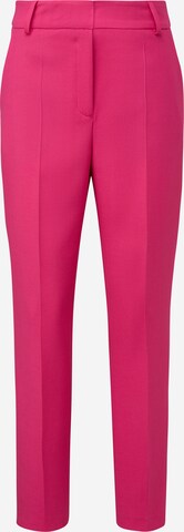 Coupe slim Pantalon s.Oliver BLACK LABEL en rose : devant