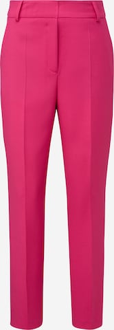 Coupe slim Pantalon s.Oliver BLACK LABEL en rose : devant