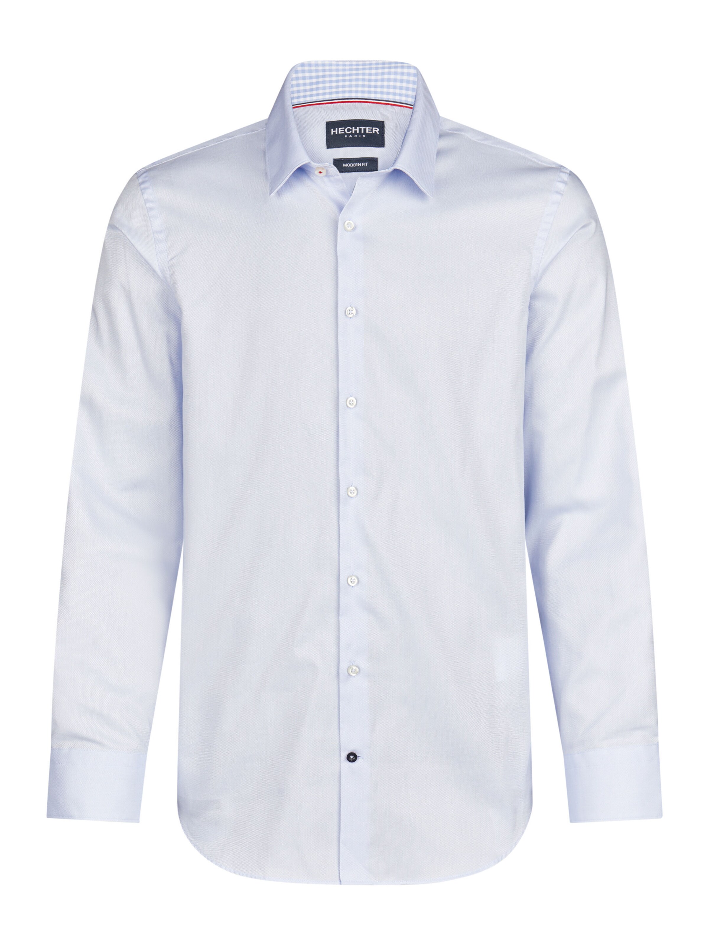 HECHTER PARIS Regular fit Zakelijk overhemd in Blauw: voorkant