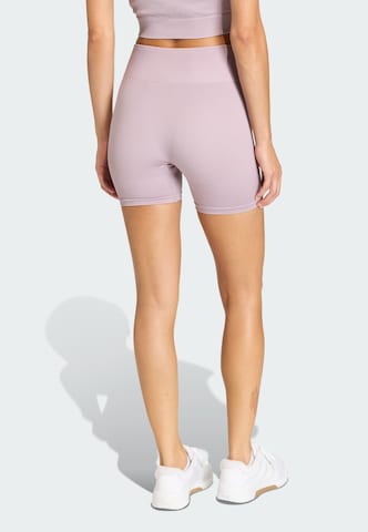 ADIDAS PERFORMANCE Skinny Sports trousers 'Essentials' in Purple