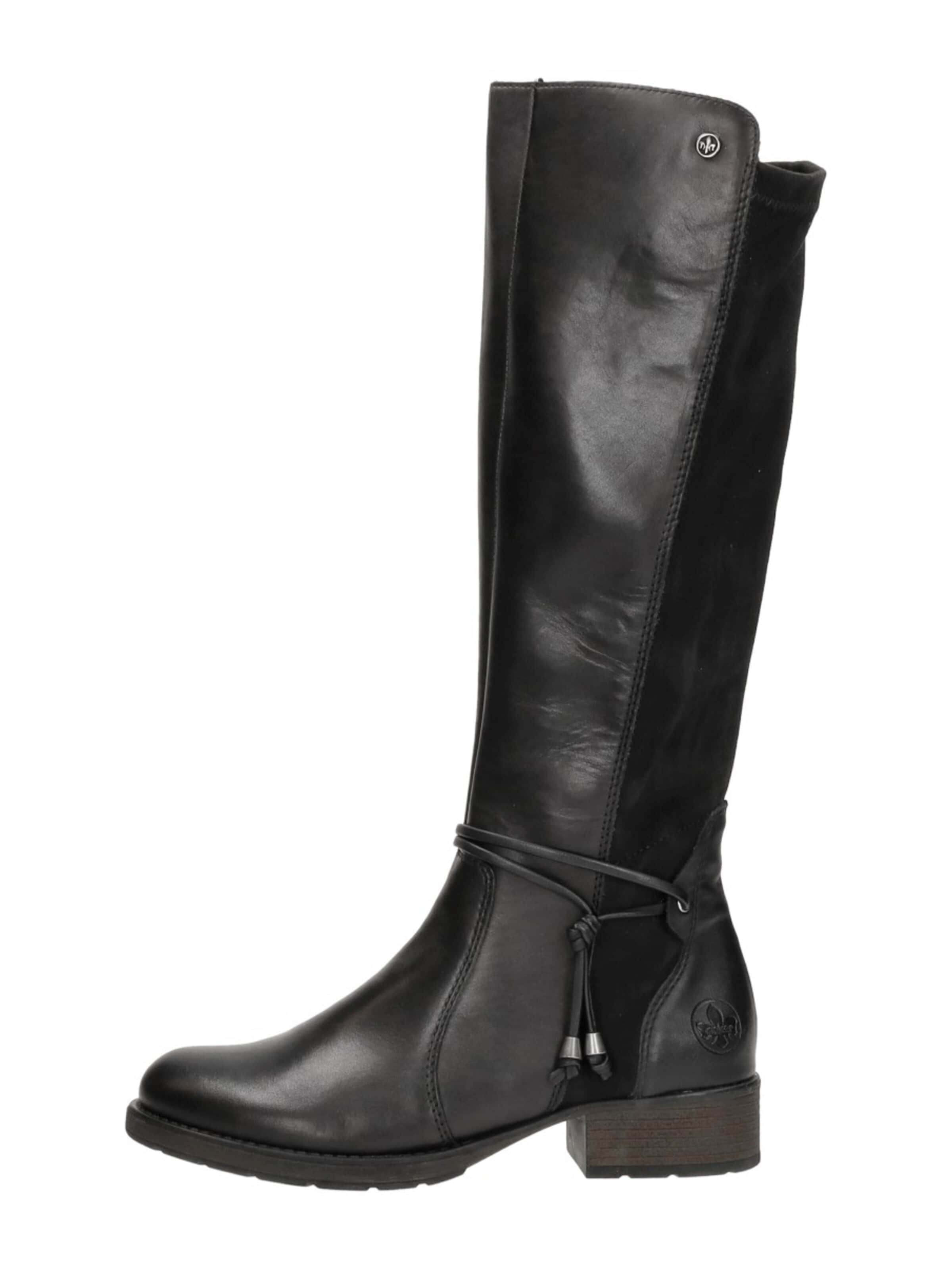 Rieker Boots 'Lange Laarzen' in Zwart: voorkant