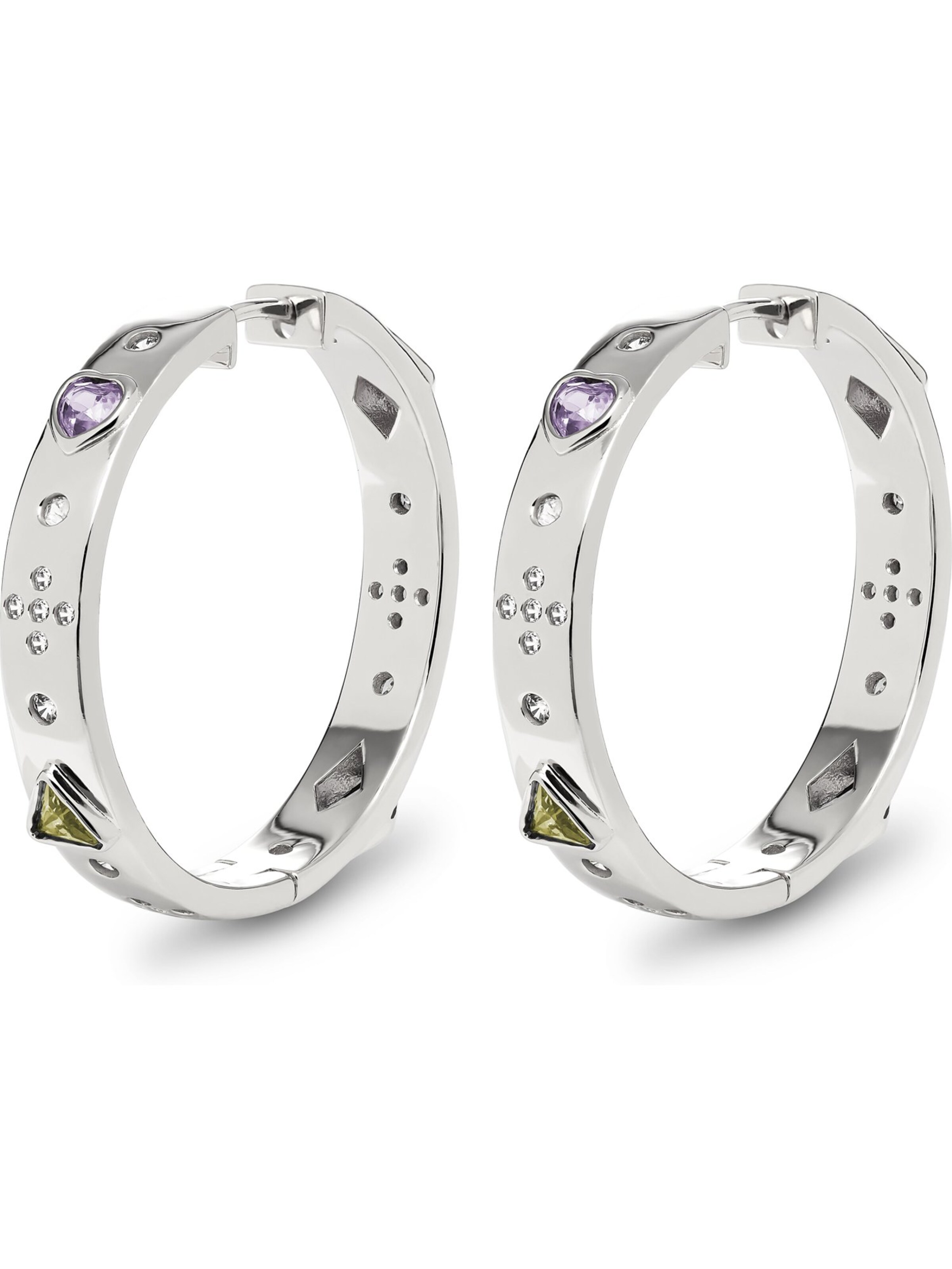 JETTE Ohrringe in Silber: Vorderseite