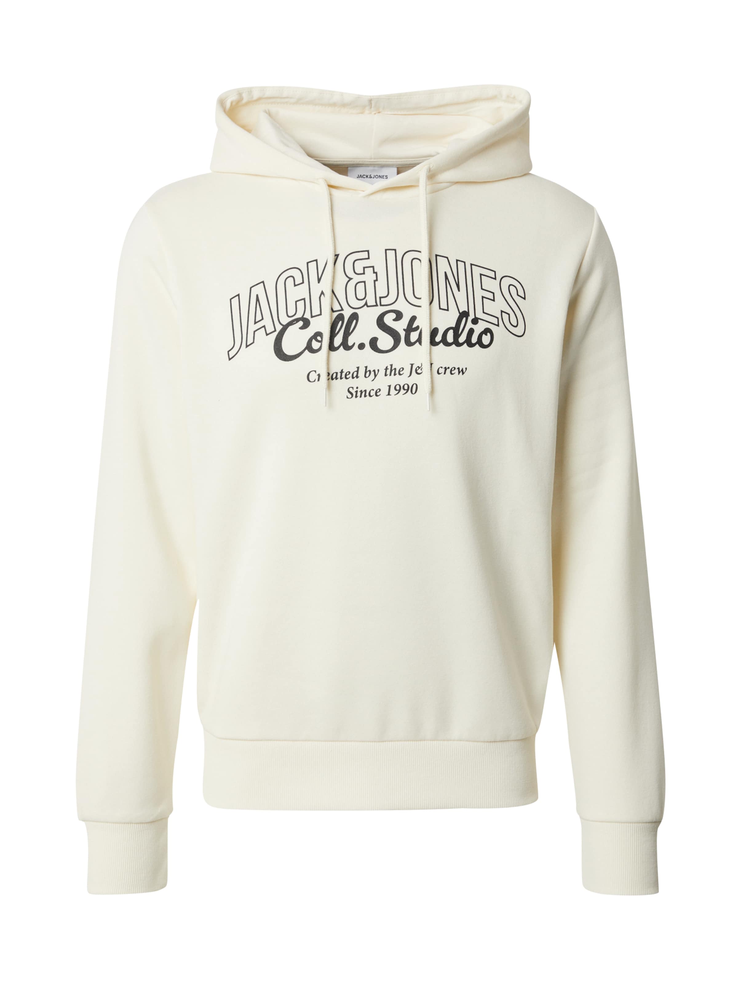 JACK & JONES - Sweatshirt 'JJMAKOTO' em branco: frente