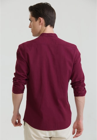 Felix Hardy Regular Fit Forretningsskjorte i rød