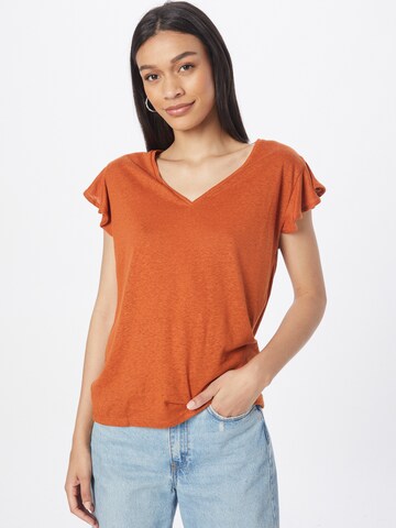 QS Majica | oranžna barva: sprednja stran