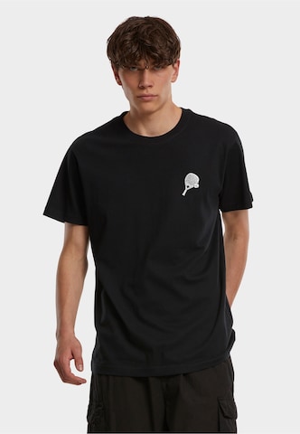 Mister Tee Shirt 'Padel Society Pro Player Padel Club' in Zwart