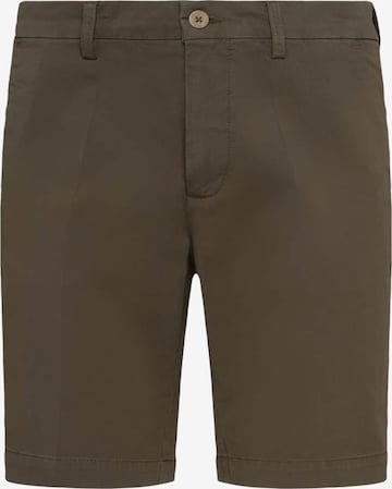 Boggi Milano Slim fit Pants in Green: front