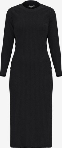 Pepe Jeans Knitted dress in Black: front