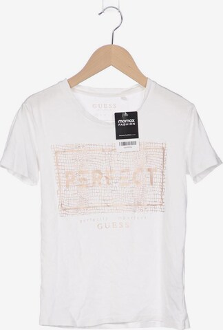 GUESS T-Shirt M in Weiß: predná strana