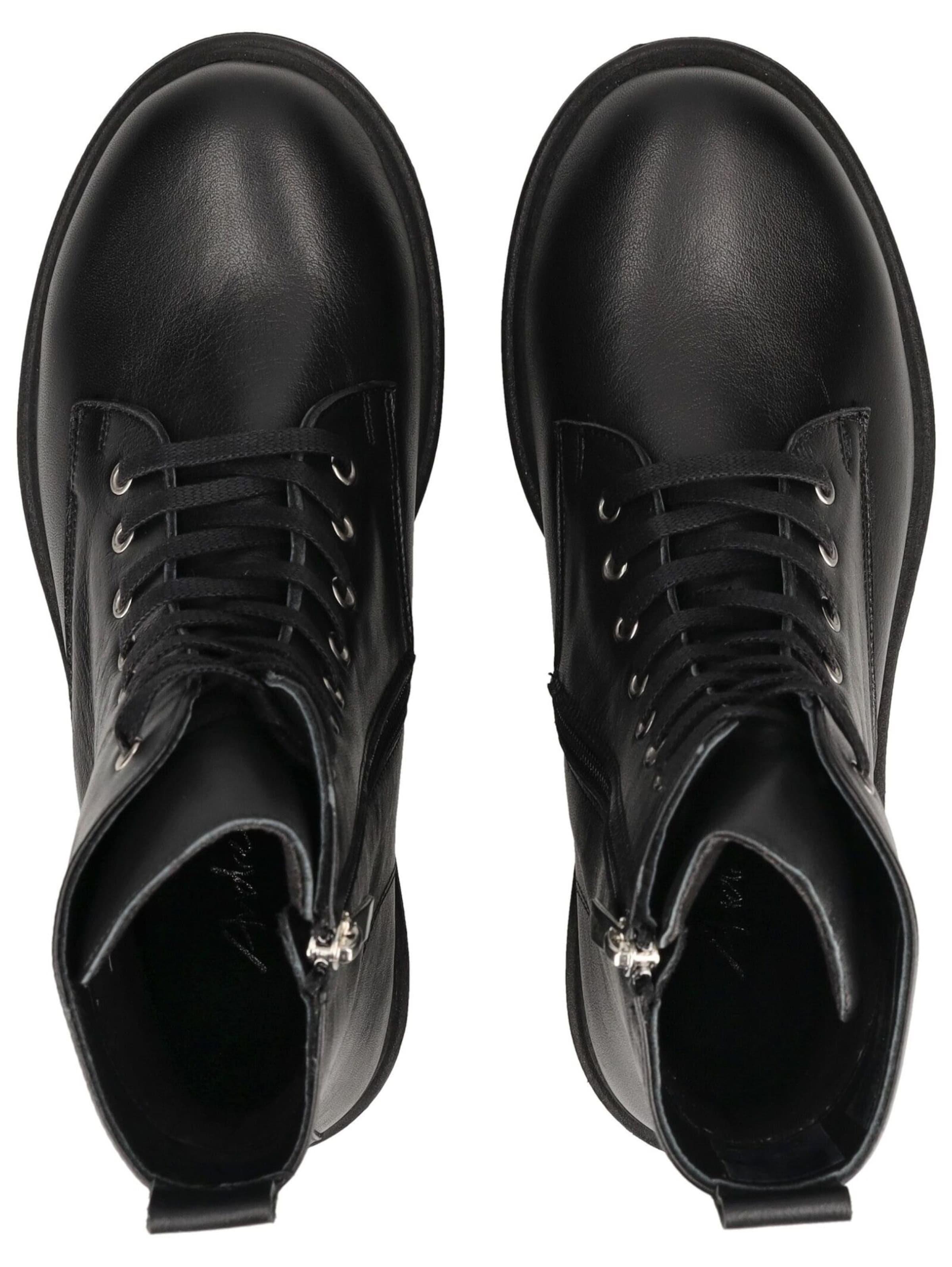 ANDREA CONTI Lace-up bootie in Black
