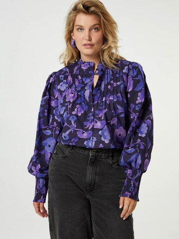 Fabienne Chapot Blouse 'Arlene' in Purple: front