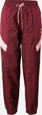 PUMA Zúžený Kalhoty – červená: přední strana