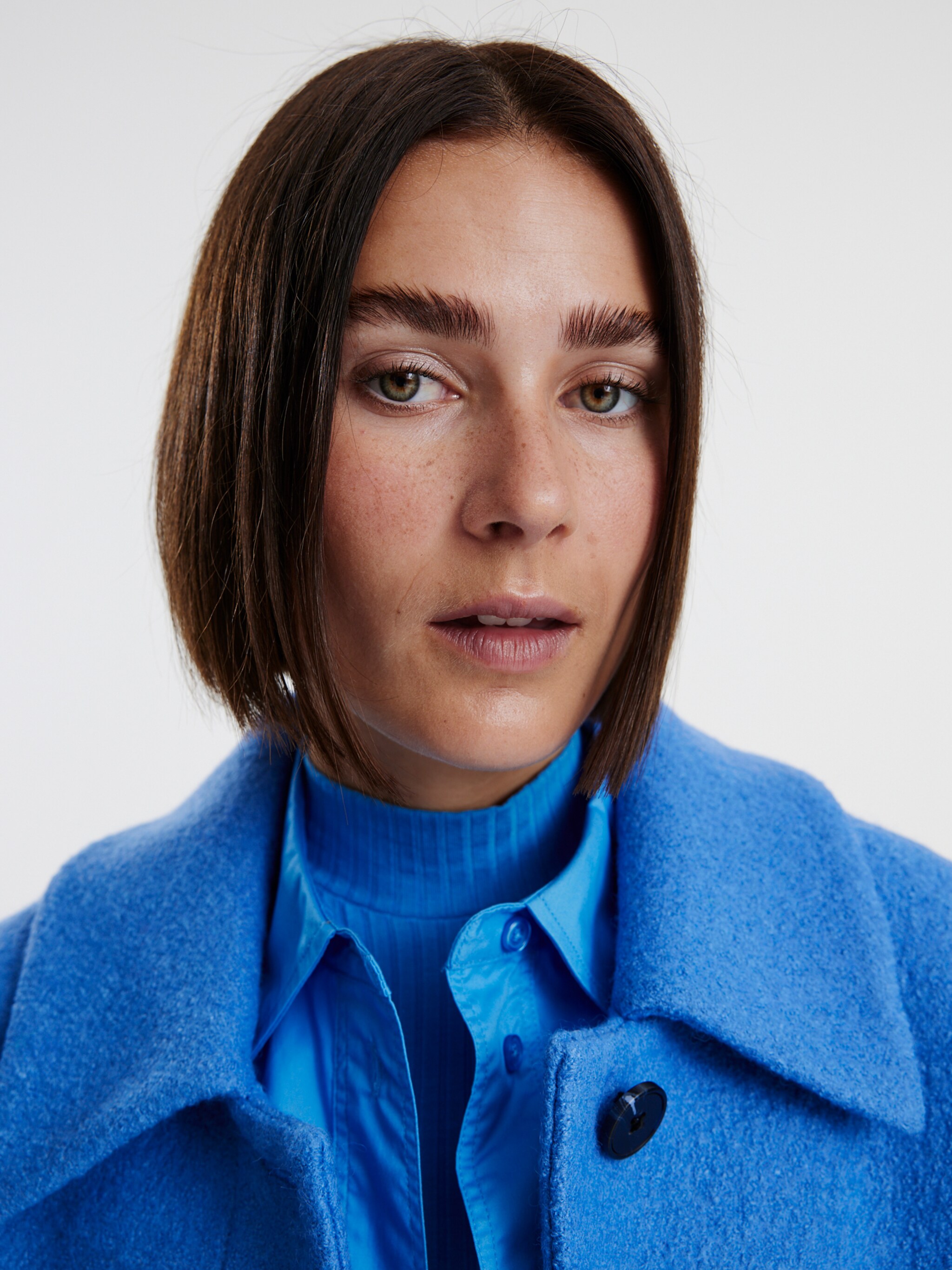 EDITED Producten Tussenmantel 'Una' Blauw