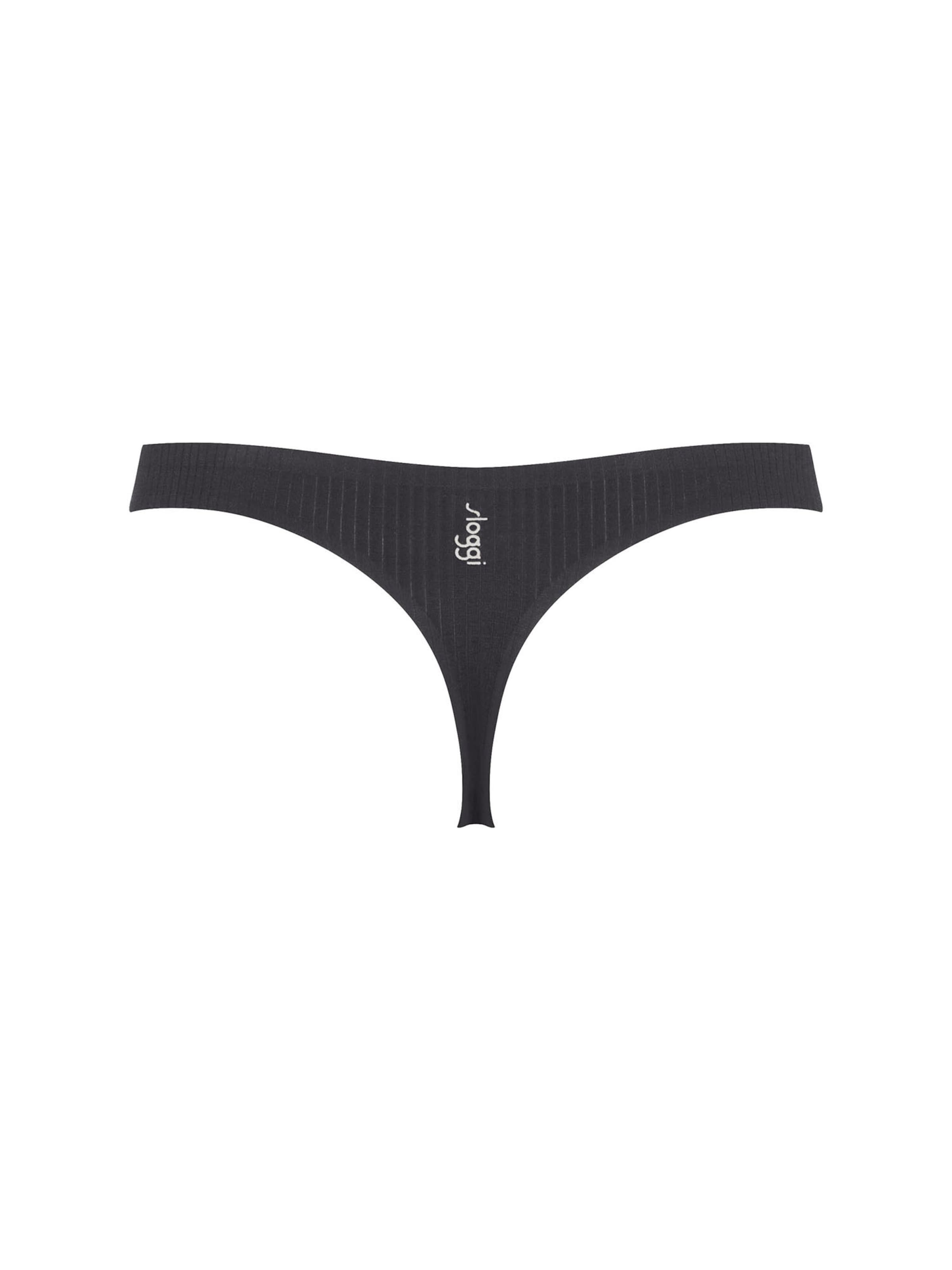 SLOGGI String ' Blue ZERO Feel Pure ' in Zwart