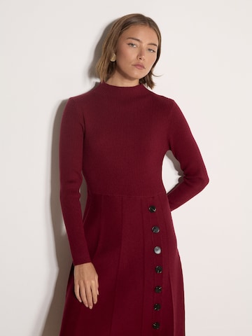 Abito ' Wadelanges Strickkleid ' di Apricot in rosso