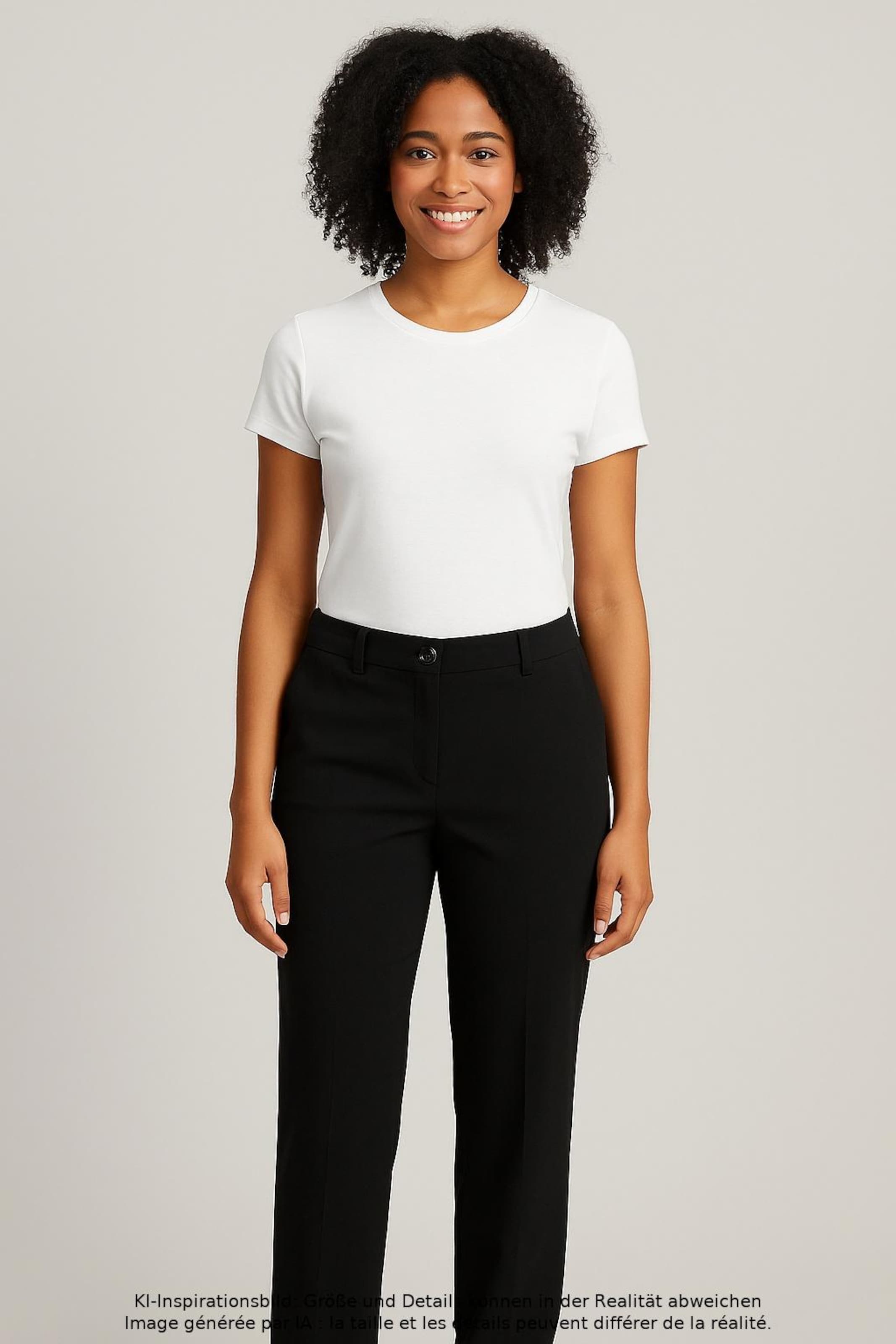 SHEEGO Stoffhose 9XL in Schwarz: Vorderseite