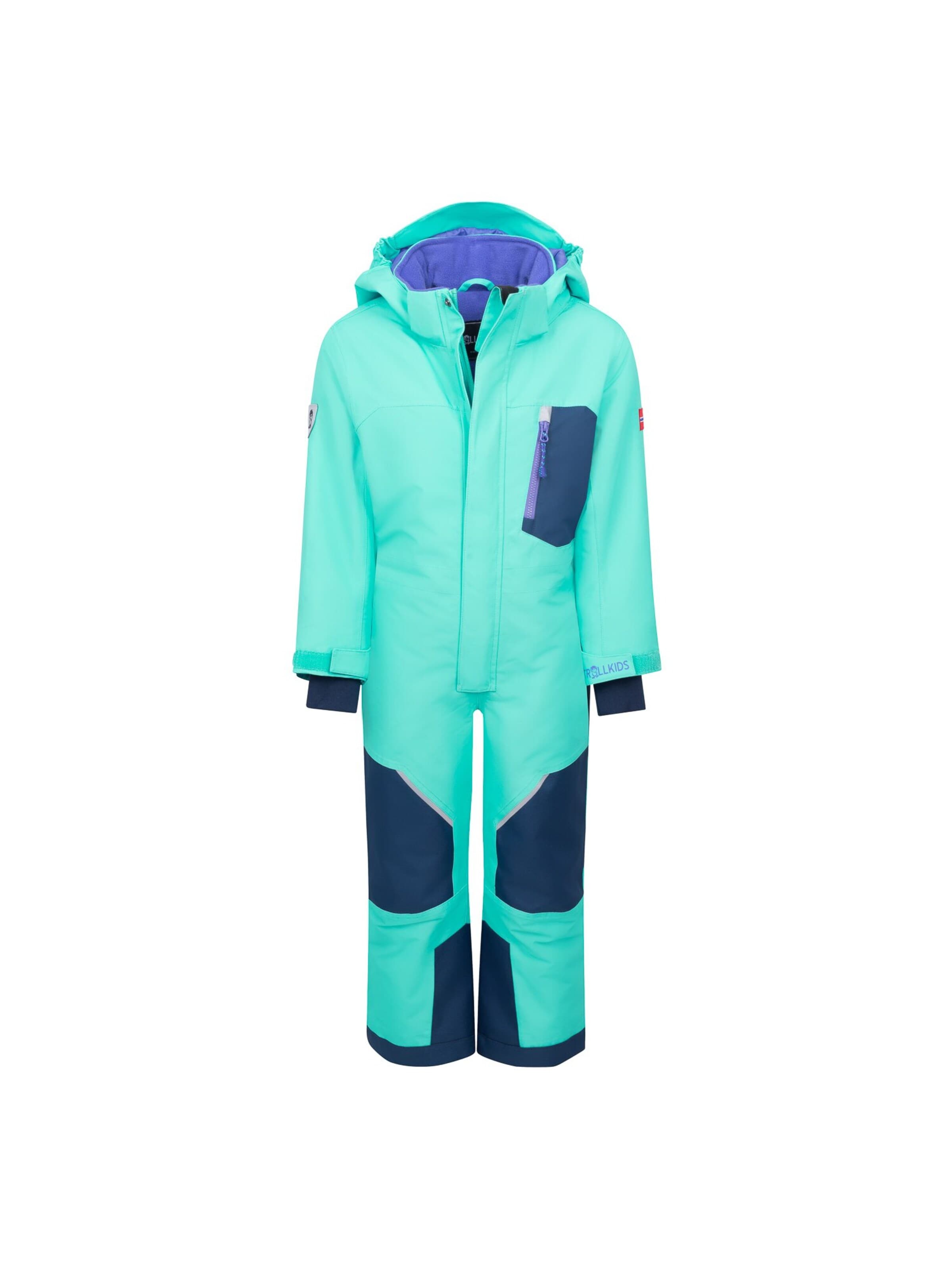 TROLLKIDS Dungarees in Green: front