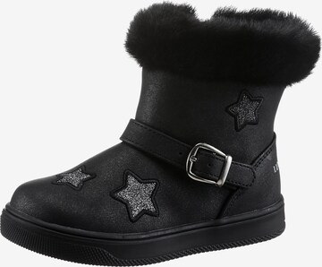 Lumberjack Boots in Black: front