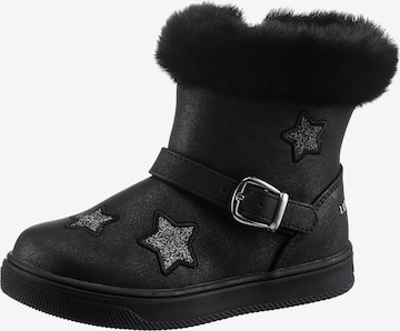 Lumberjack Boots in Black: front