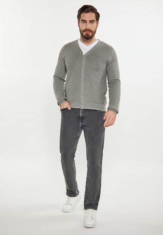 DreiMaster Maritim Knit Cardigan in Grey