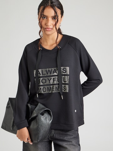 ZABAIONE Collegepaita 'Al44eya' värissä musta: etupuoli