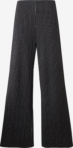 JDY Szeroka nogawka Spodnie 'JDYGEGGO' w kolorze czarny: przód