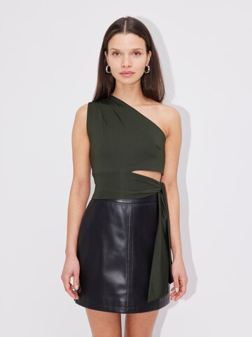 Top 'Leia' di LeGer by Lena Gercke in verde: frontale