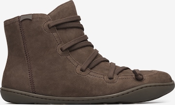 CAMPER Lace-Up Ankle Boots in Brown