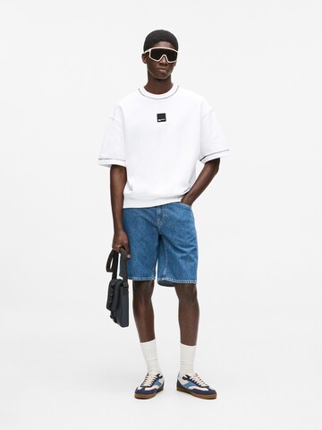 KARL LAGERFELD JEANS Tréning póló - fehér