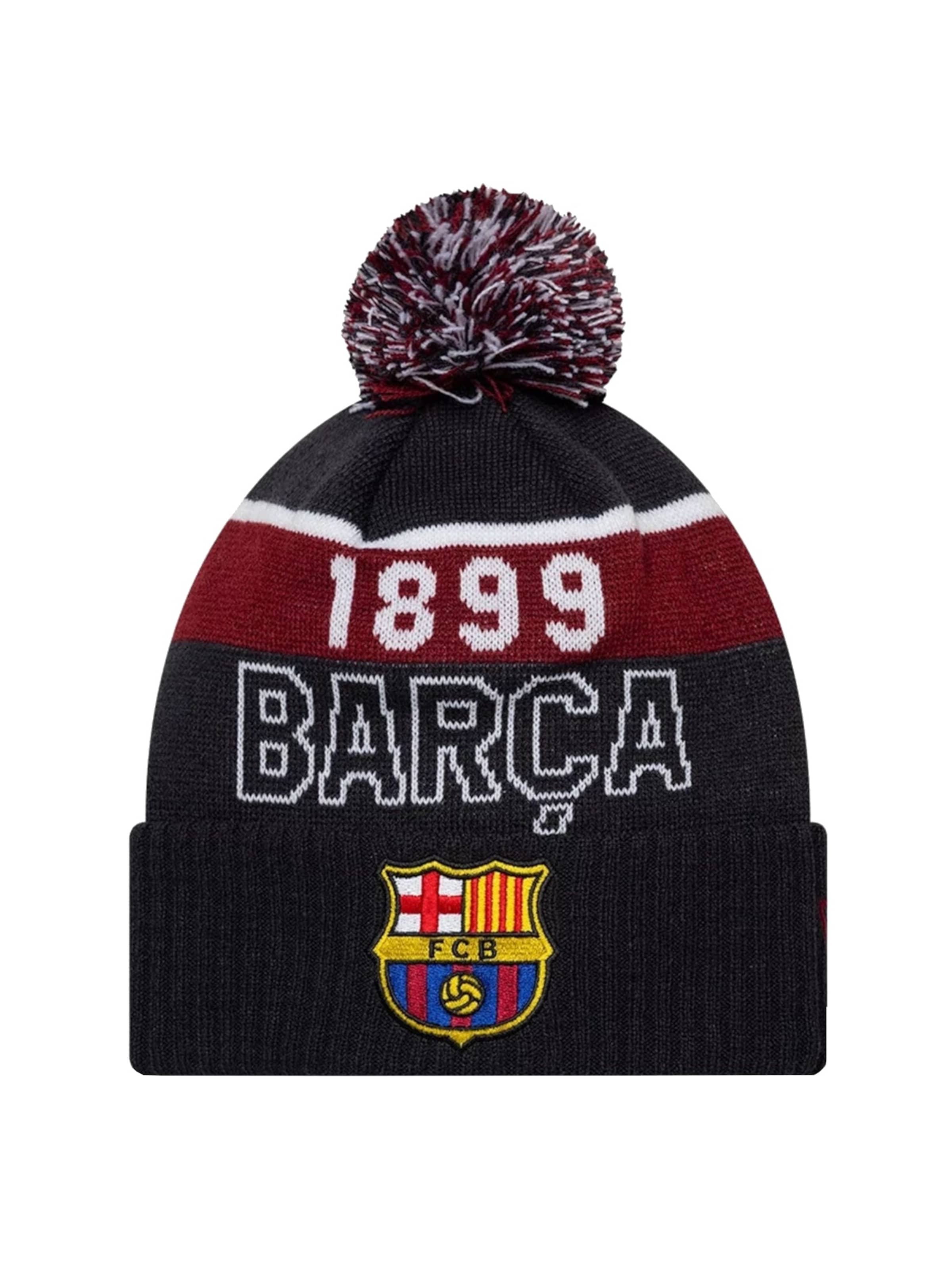 NEW ERA Mütze 'New Era Core Sport Knit Beanie FC Barcelona Hat'‌‌‌‌ in Blau: Vorderseite