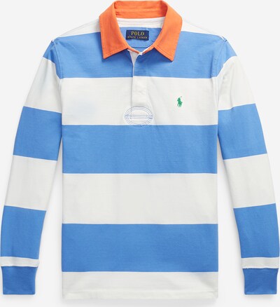 Polo Ralph Lauren T-Krekls, krāsa - zils / zaļš / oranžs / balts, Preces skats