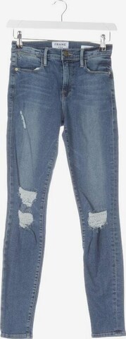 FRAME Jeans in 24 in Blue: front