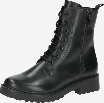 Stivaletto stringato di CAPRICE in nero: frontale