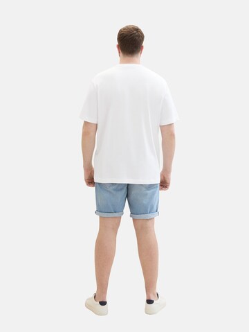 TOM TAILOR Men + Regular Shorts in Blau