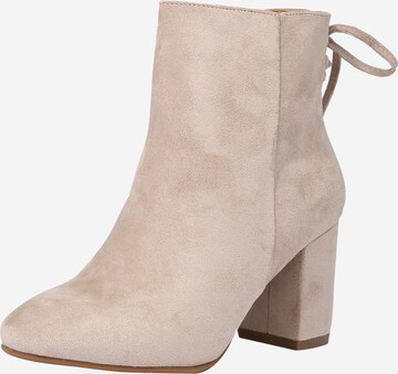 ABOUT YOU - Botines 'Azra' en beige: frente