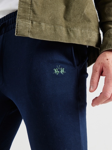 La Martina Tapered Trousers in Blue