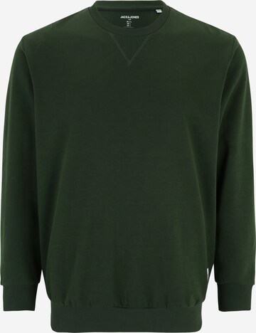 Sweat-shirt Jack & Jones Plus en vert : devant