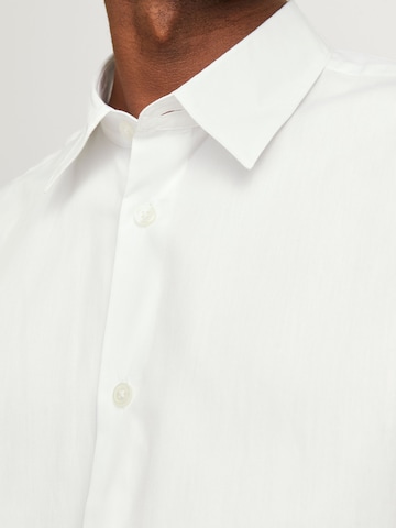 Jacks & Jones Regular Fit Hemd 'Herren Langarm Hemd'‌‌‌‌‌‌‌‌ in Weiß